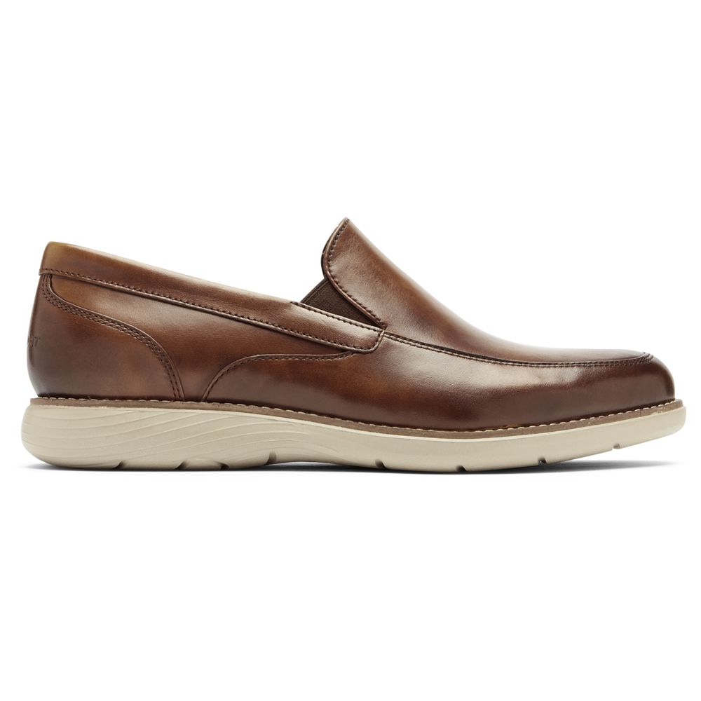 Mocassins Homem Rockport Garett Venetian Slip-Ons Marrom,Portugal HUTMB-0792